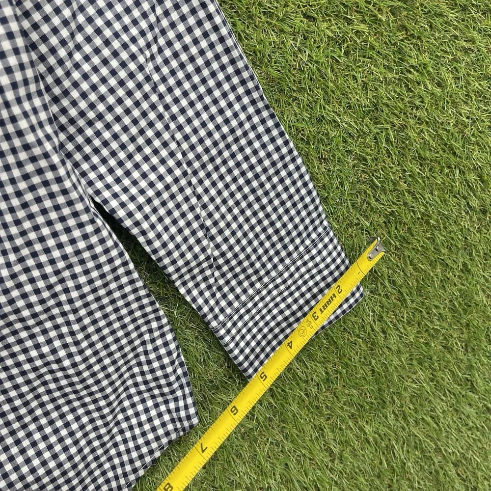 Banana Republic Dress Shirt Mens Medium Grant-Fit Luxe Flannel Gingham NWOT